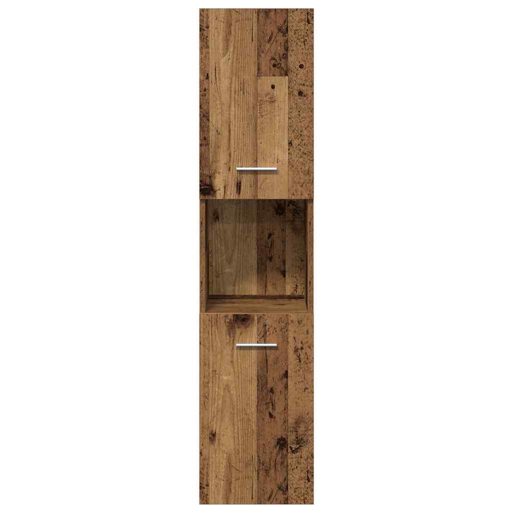 Badezimmermöbel-Set 4 stk. Altholz 41 x 38,5 x 46 cm