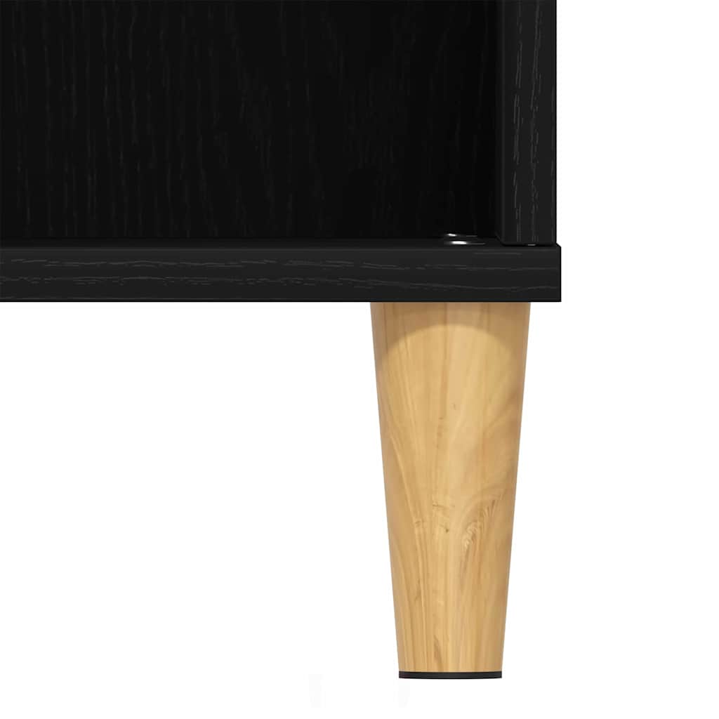 Badezimmermöbel-Set 3 stk. Schwarz 80 x 33 x 60 cm