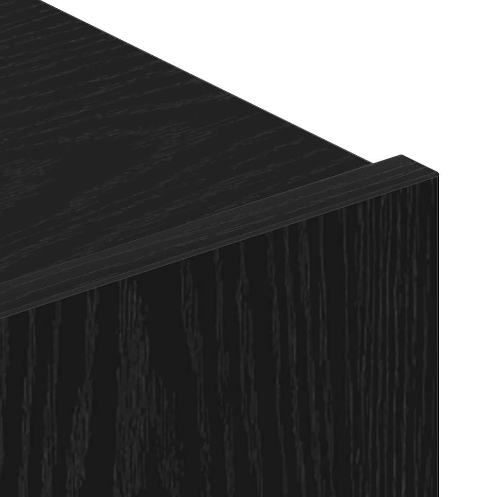 TV-Möbel-Set 4 pcs Schwarz Eichen-Optik 30,5 x 30 x 110 cm