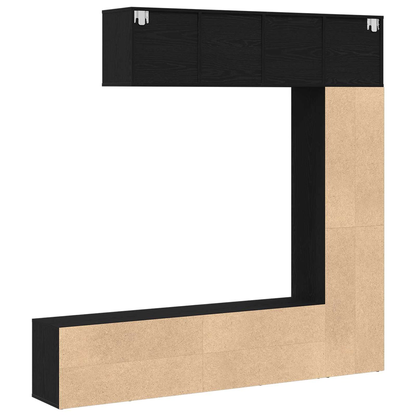 Bücherregal 12 Ebenen 3 stk. 36 x 30 x 143 cm Holzwerkstoff