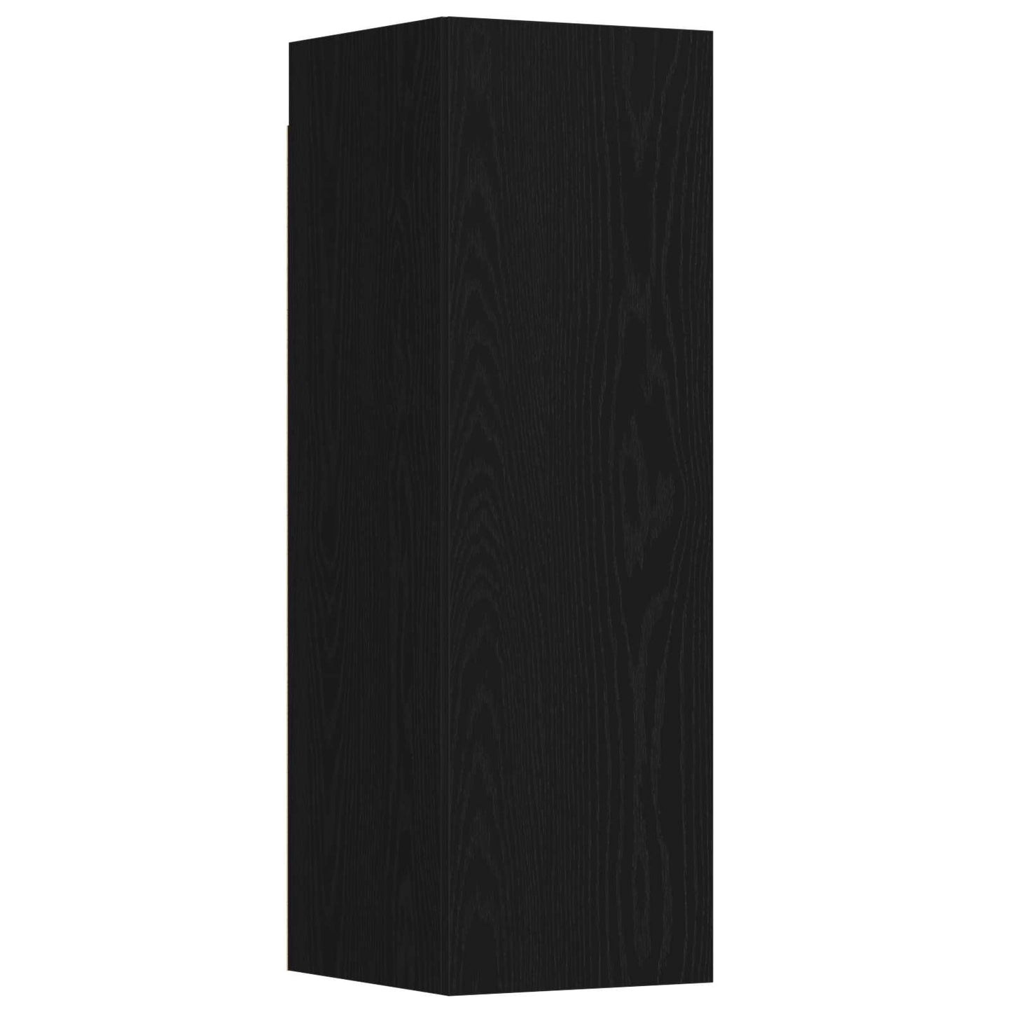 TV-Schrankset 3 pcs Schwarz Eichen-Optik 130,5 x 30 x 140 cm
