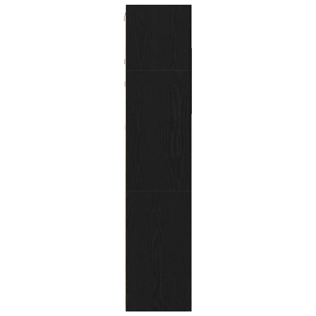 TV-Möbel-Set 3 pcs Schwarz Eichen-Optik 100 x 30 x 30 cm
