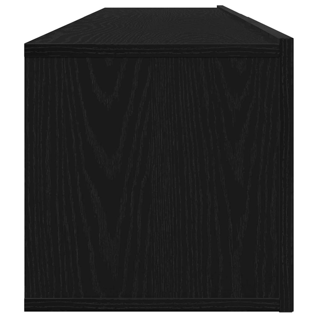 TV-Möbel-Set 2 pcs Schwarz Eichen-Optik 100 x 30 x 30 cm