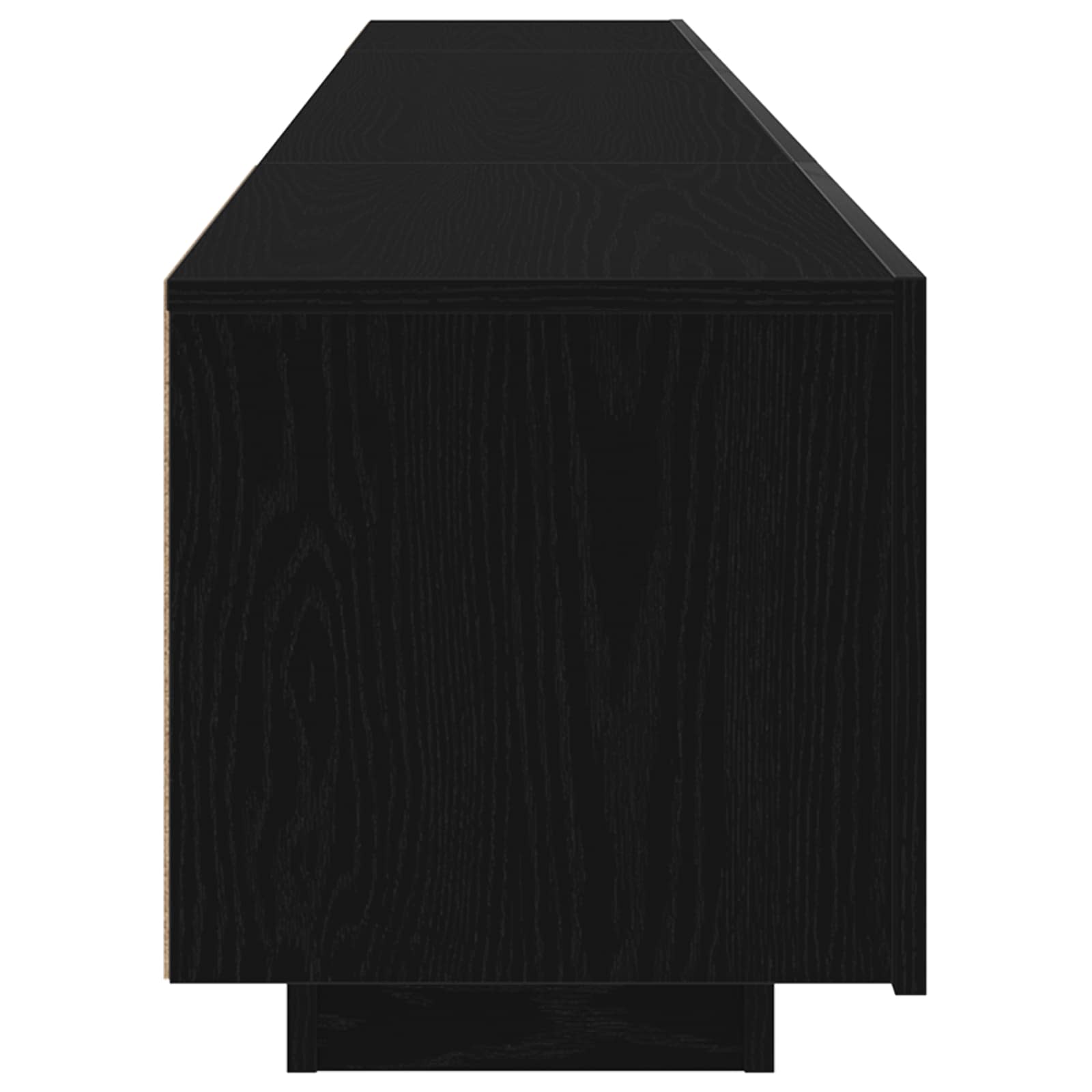 TV-Schrankset 2 pcs Schwarz 200 x 35 x 40 cm Holzwerkstoff