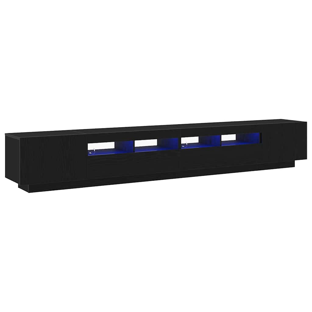 TV-Schrankset 3 pcs Schwarz 260 x 35 x 40 cm Holzwerkstoff