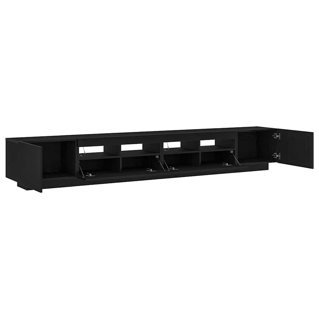 TV-Schrankset 3 pcs Schwarz 260 x 35 x 40 cm Holzwerkstoff
