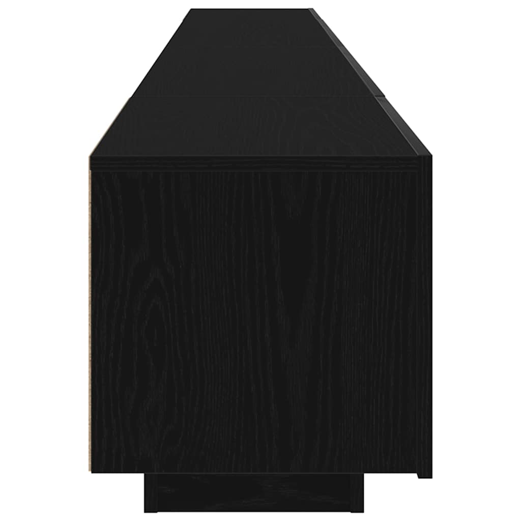 TV-Schrankset 3 pcs Schwarz 260 x 35 x 40 cm Holzwerkstoff