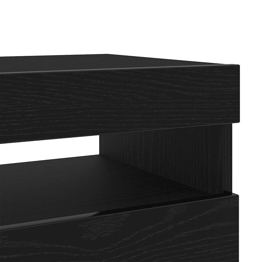 TV-Schrankset 3 pcs Schwarz 300 x 35 x 40 cm Holzwerkstoff