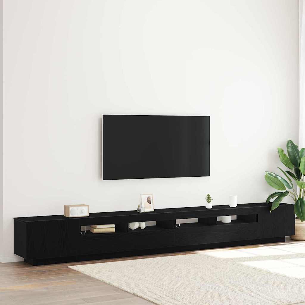 TV-Schrankset 3 pcs Schwarz 300 x 35 x 40 cm Holzwerkstoff