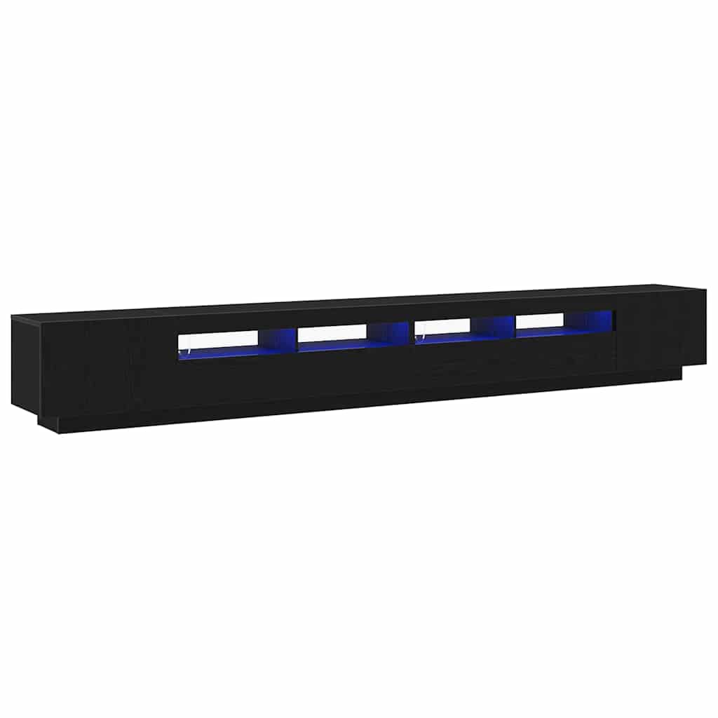 TV-Schrankset 3 pcs Schwarz 300 x 35 x 40 cm Holzwerkstoff
