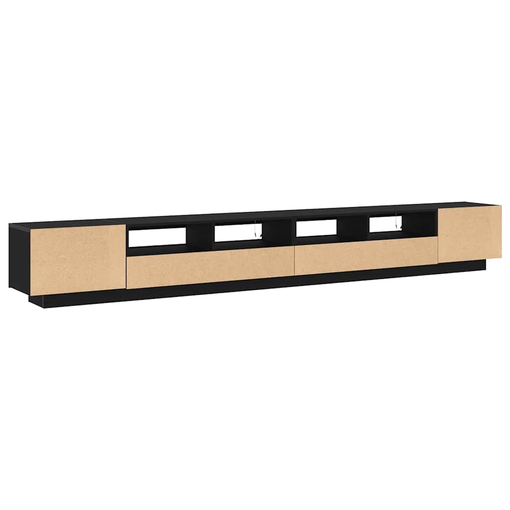 TV-Schrankset 3 pcs Schwarz 300 x 35 x 40 cm Holzwerkstoff