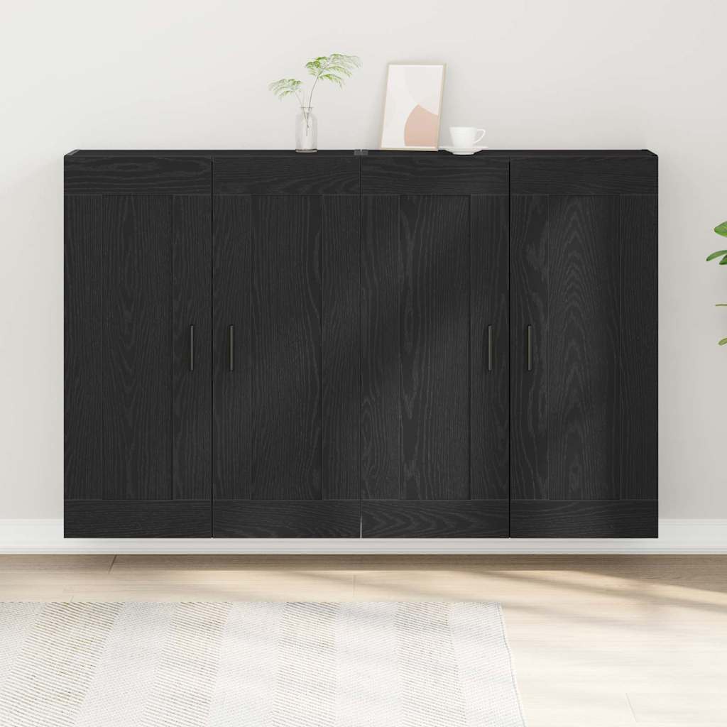 Wandmontierter Schrank 2 pcs Artisan-Eiche 69,5 x 34 x 90 cm