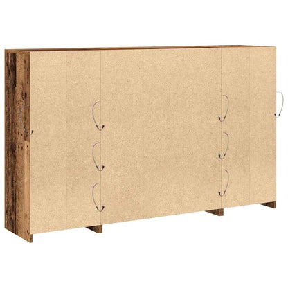 LED-Sideboard Altholz 163 x 37 x 100 cm Holzwerkstoff