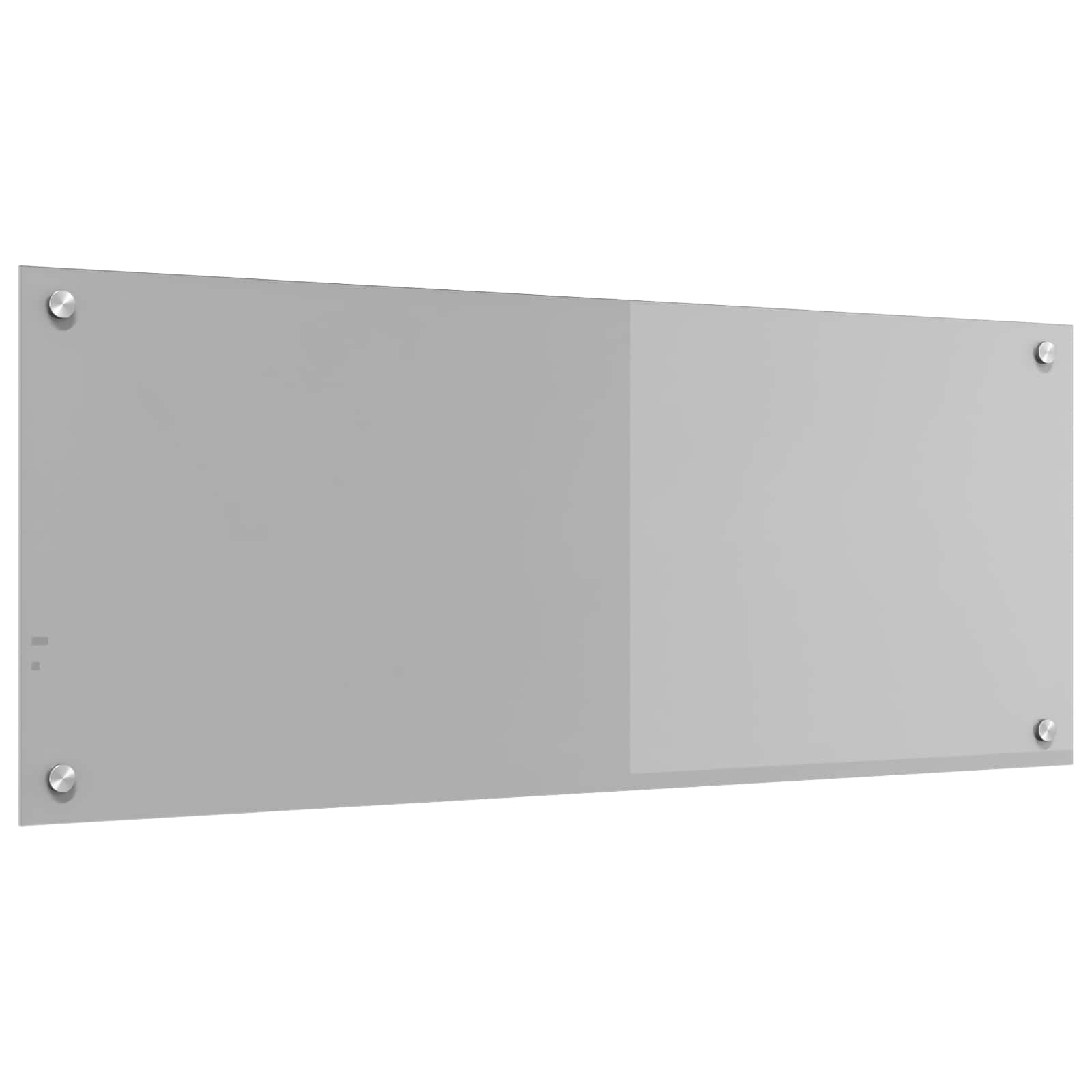 Küchenrückwand Hellgrau 100 x 40 cm Gehärtetes Glas