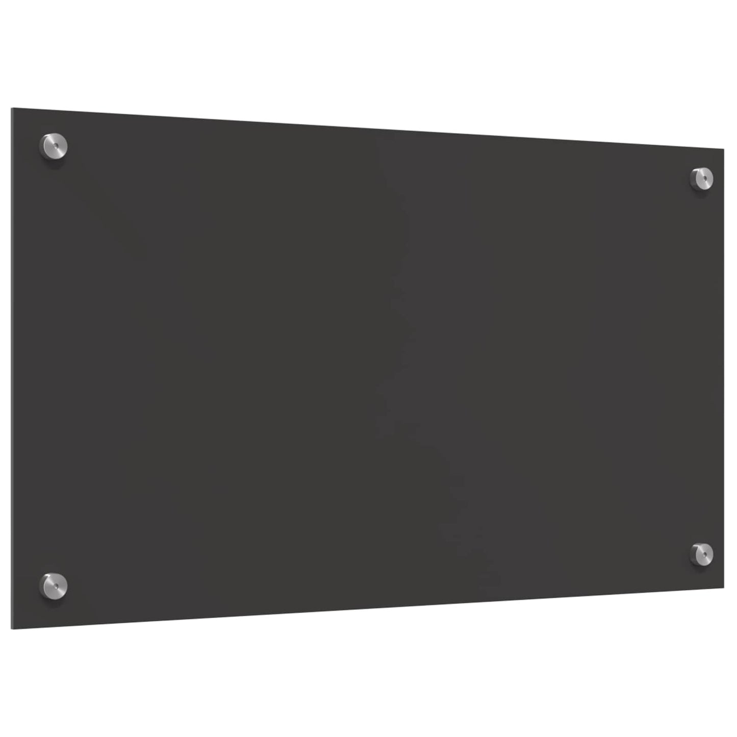 Küchenrückwand Dunkelgrau 70 x 40 cm Gehärtetes Glas
