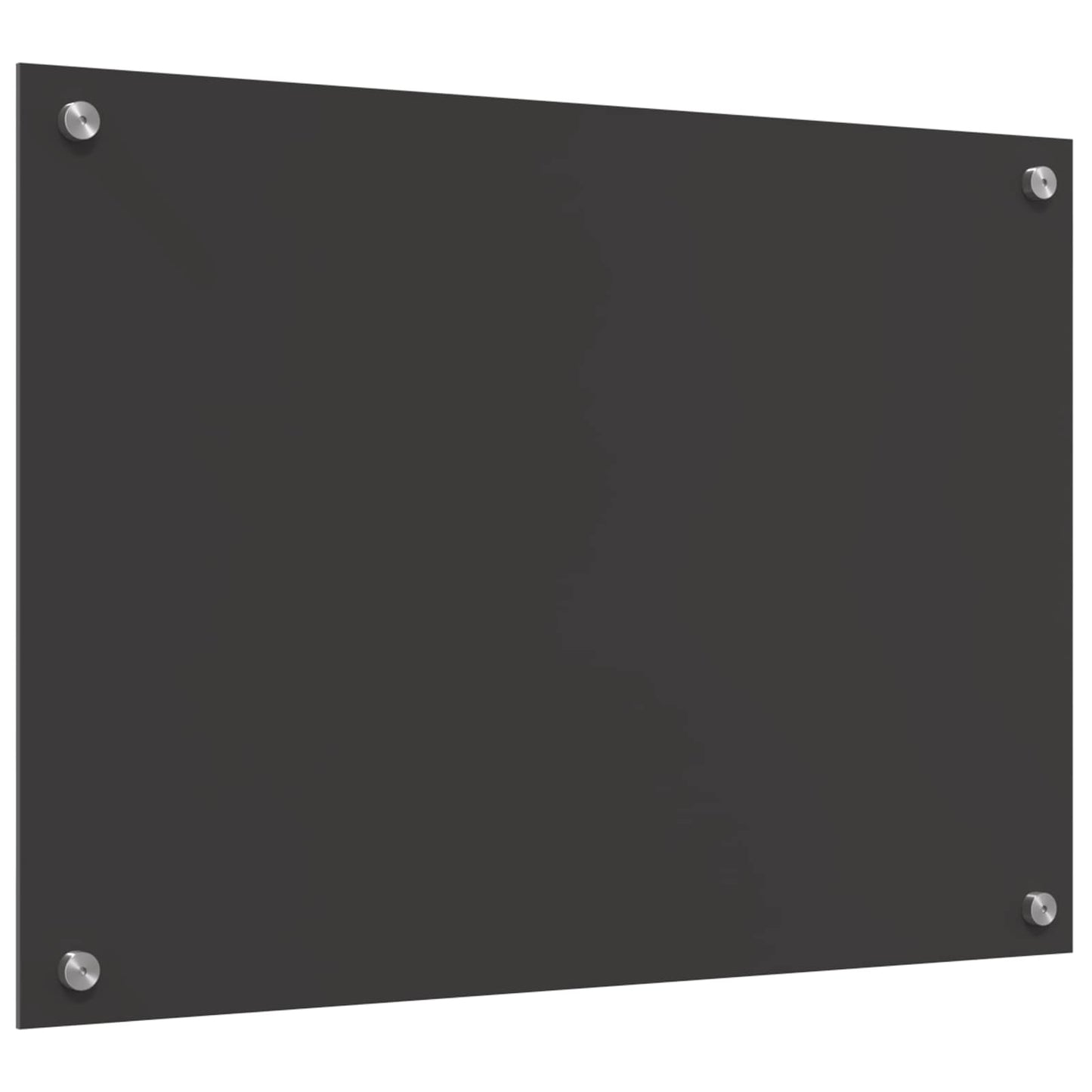 Küchenrückwand Dunkelgrau 70 x 50 cm Gehärtetes Glas