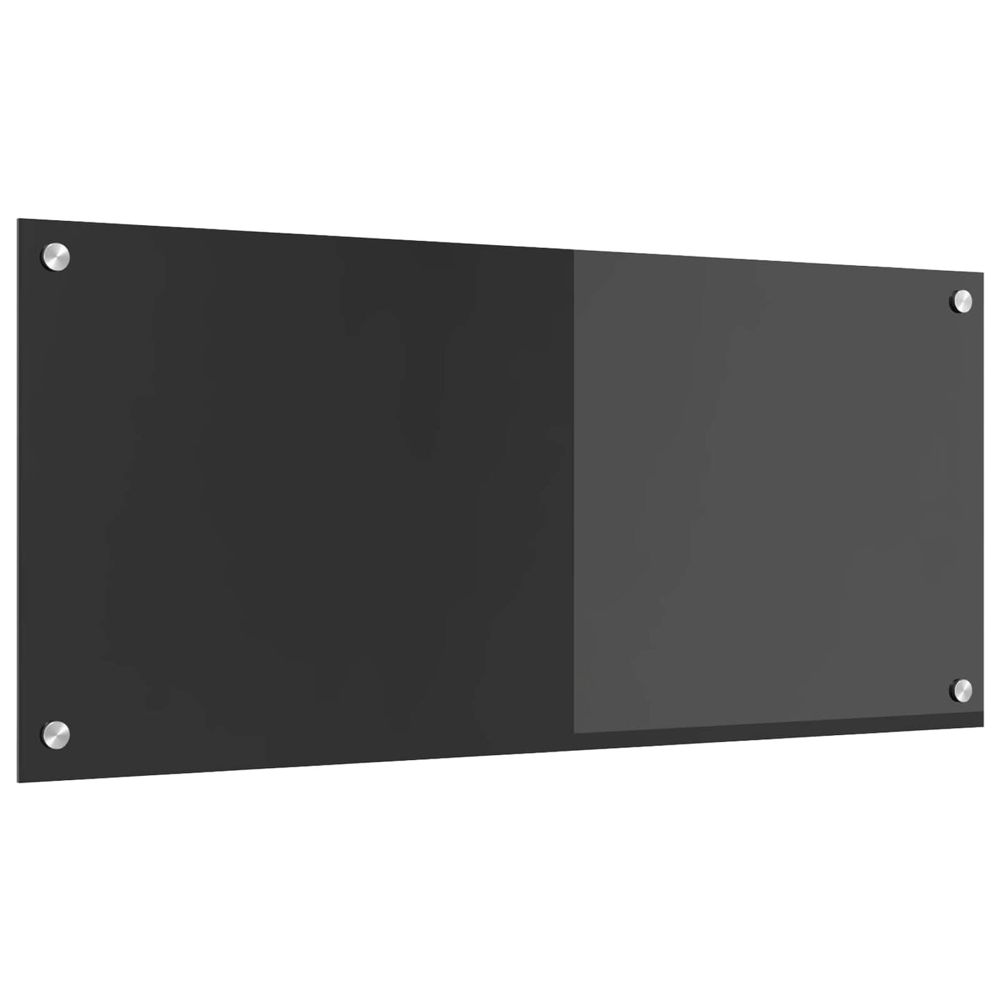Küchenrückwand Dunkelgrau 90 x 40 cm Gehärtetes Glas
