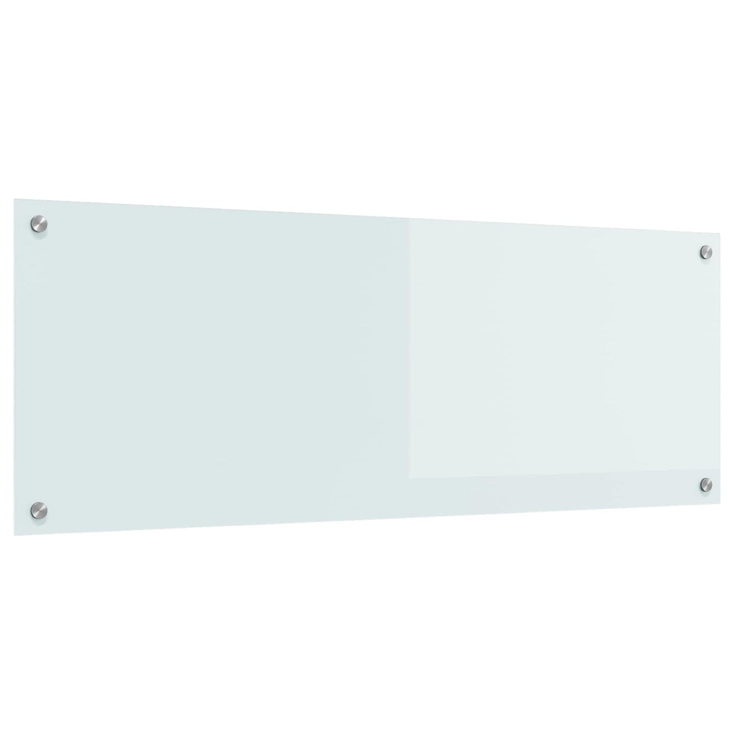 Küchenrückwand Weiß 110 x 40 cm Gehärtetes Glas