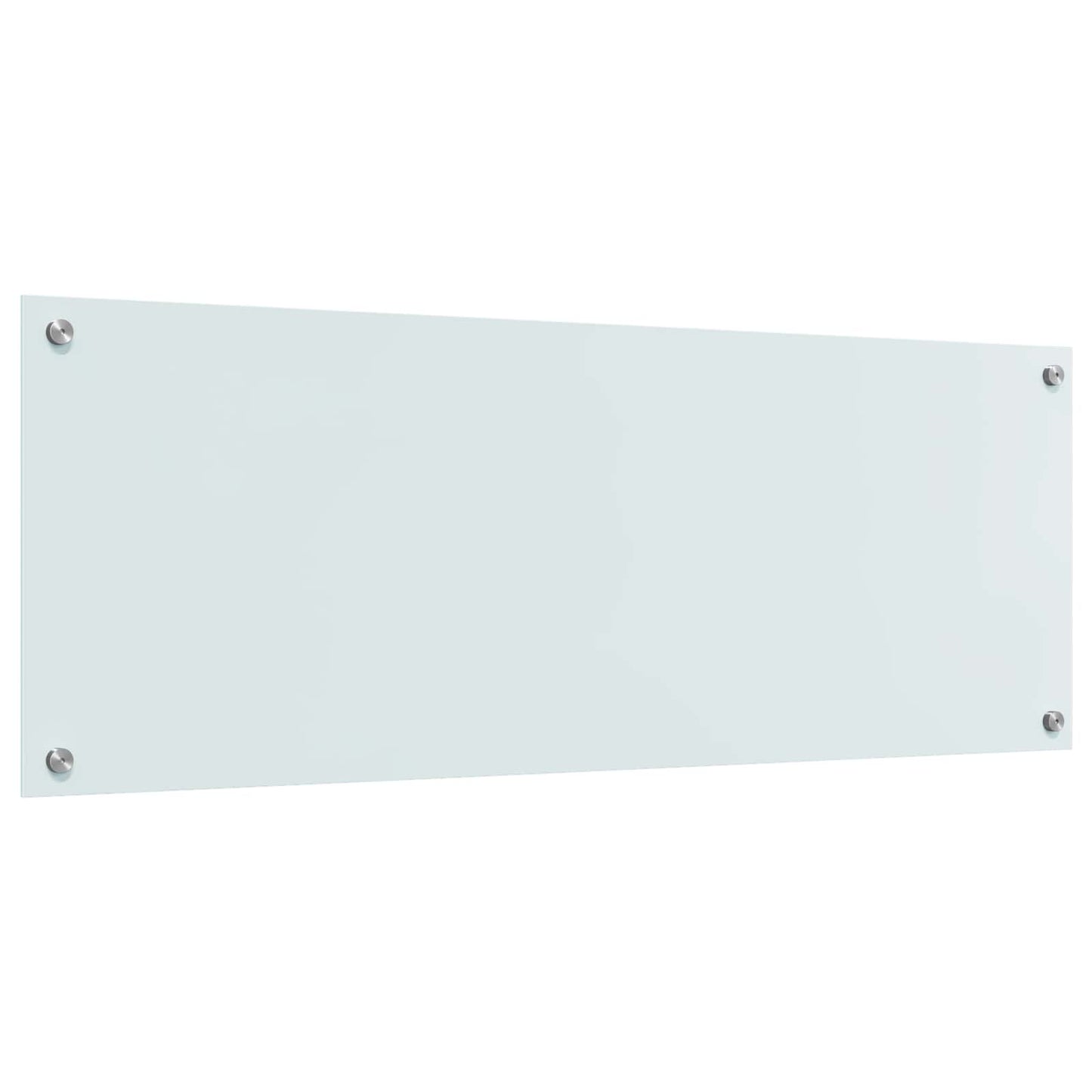 Küchenrückwand Weiß 110 x 40 cm Gehärtetes Glas