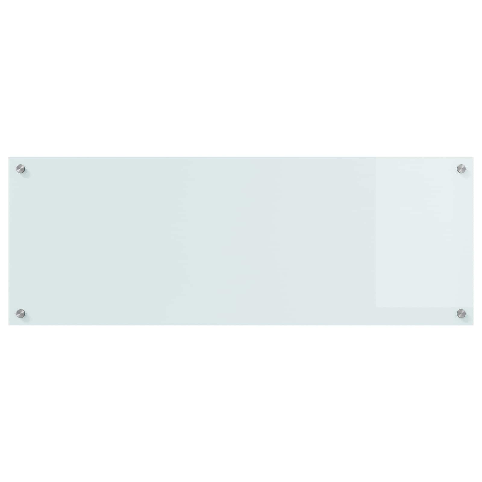 Küchenrückwand Weiß 110 x 40 cm Gehärtetes Glas