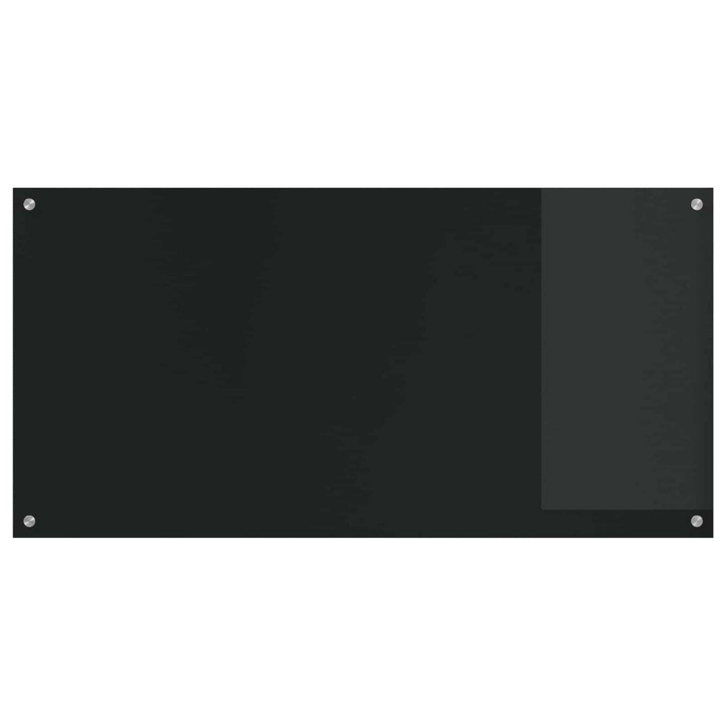 Küchenrückwand Schwarz 120 x 60 cm Gehärtetes Glas