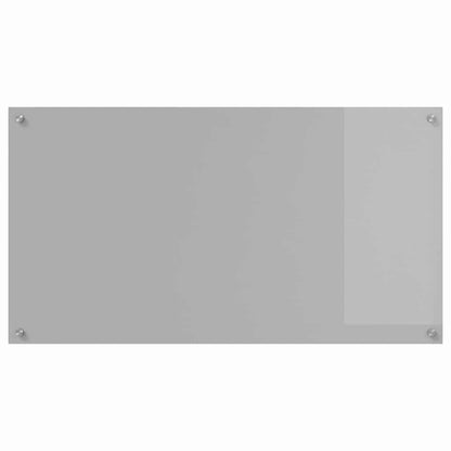 Küchenrückwand Hellgrau 110 x 60 cm Gehärtetes Glas