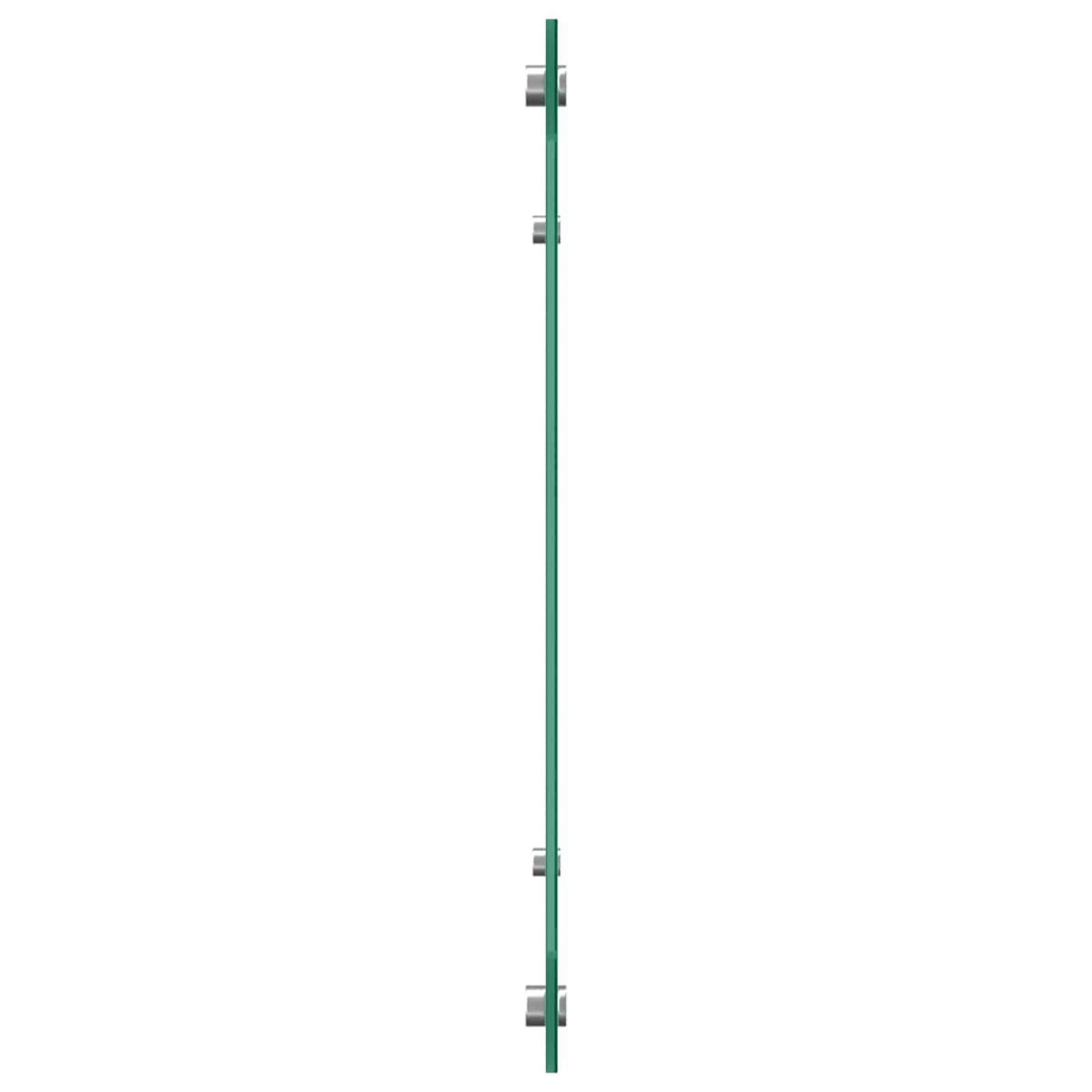 Küchenrückwand Dunkelgrau 110 x 40 cm Gehärtetes Glas