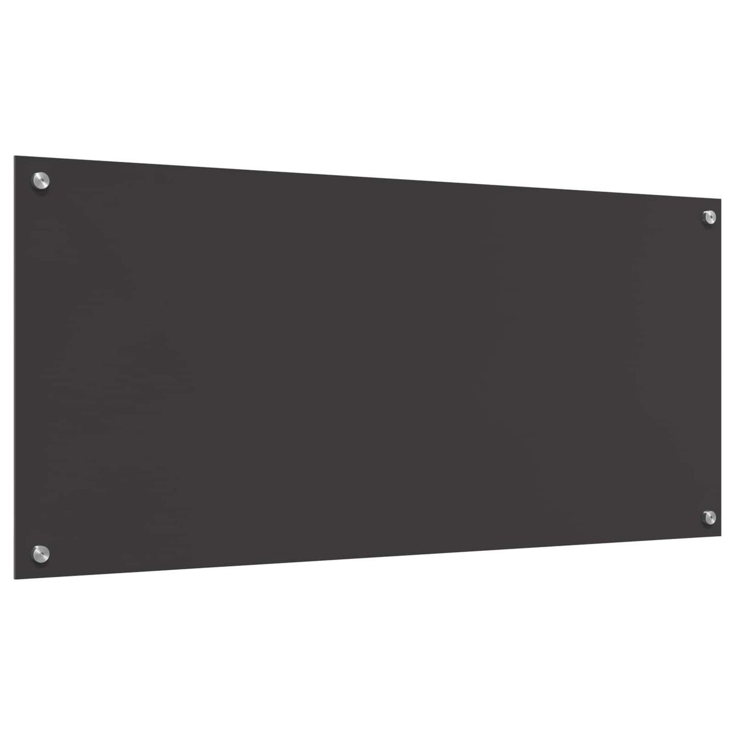 Küchenrückwand Dunkelgrau 110 x 50 cm Gehärtetes Glas