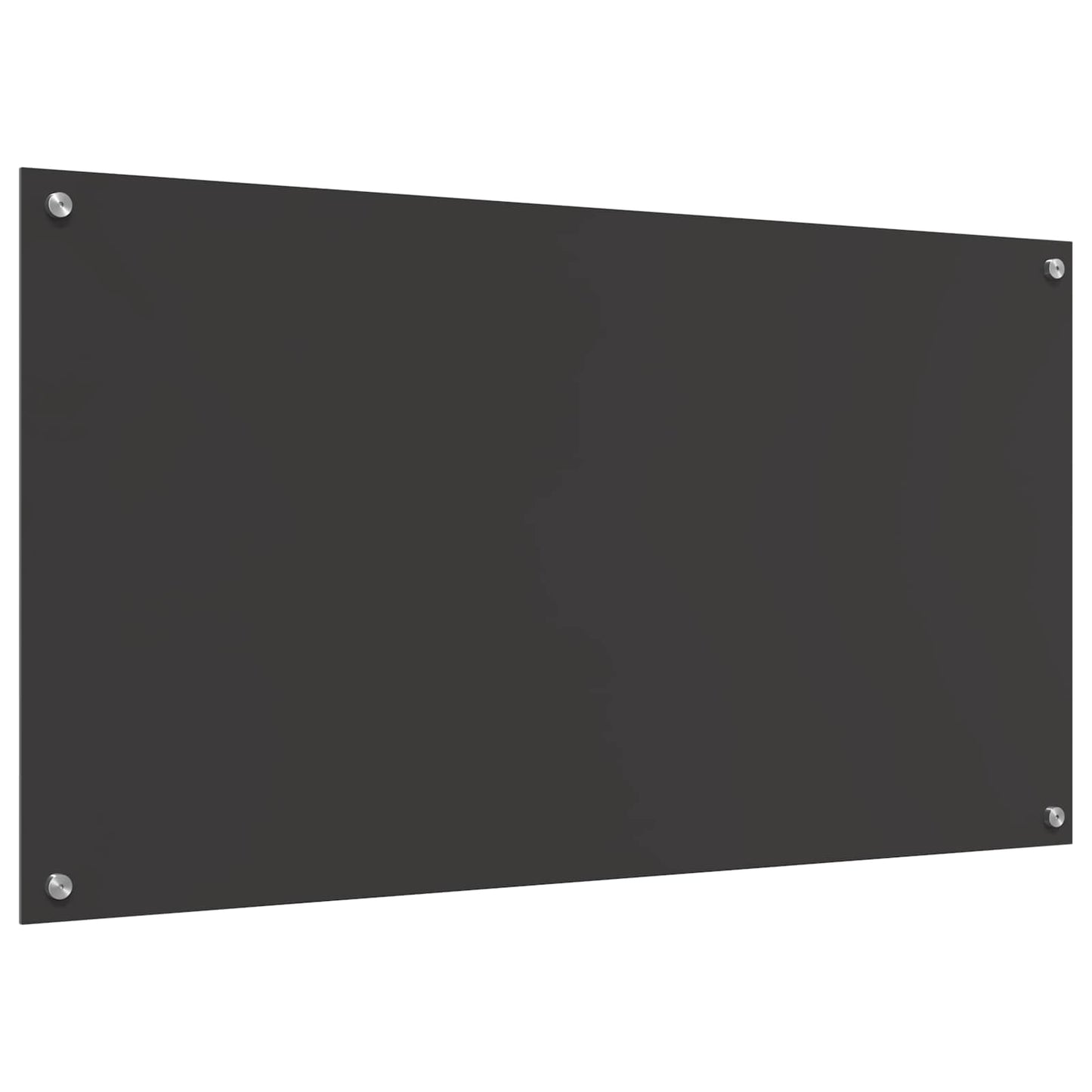Küchenrückwand Dunkelgrau 110 x 60 cm Gehärtetes Glas