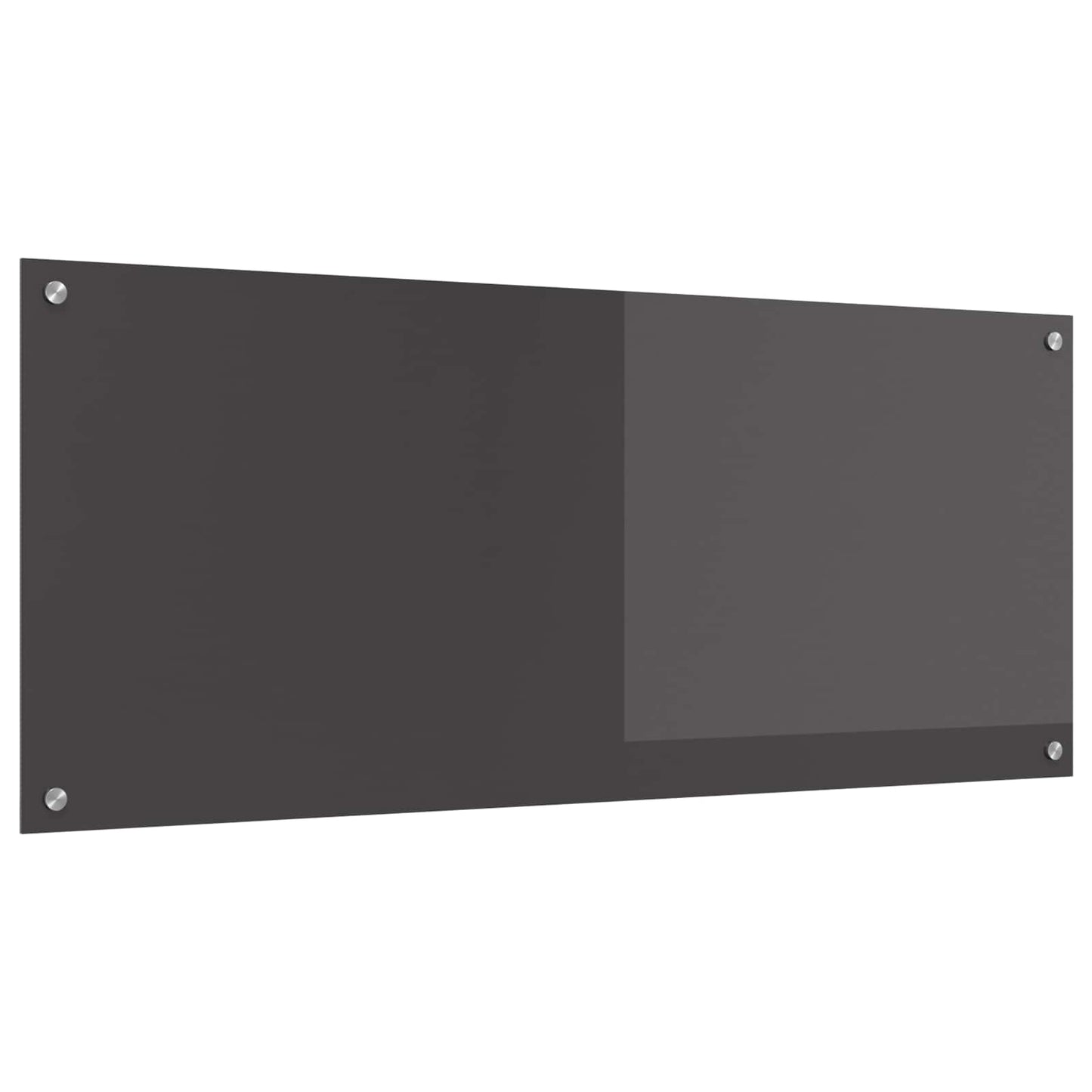 Küchenrückwand Dunkelgrau 120 x 50 cm Gehärtetes Glas