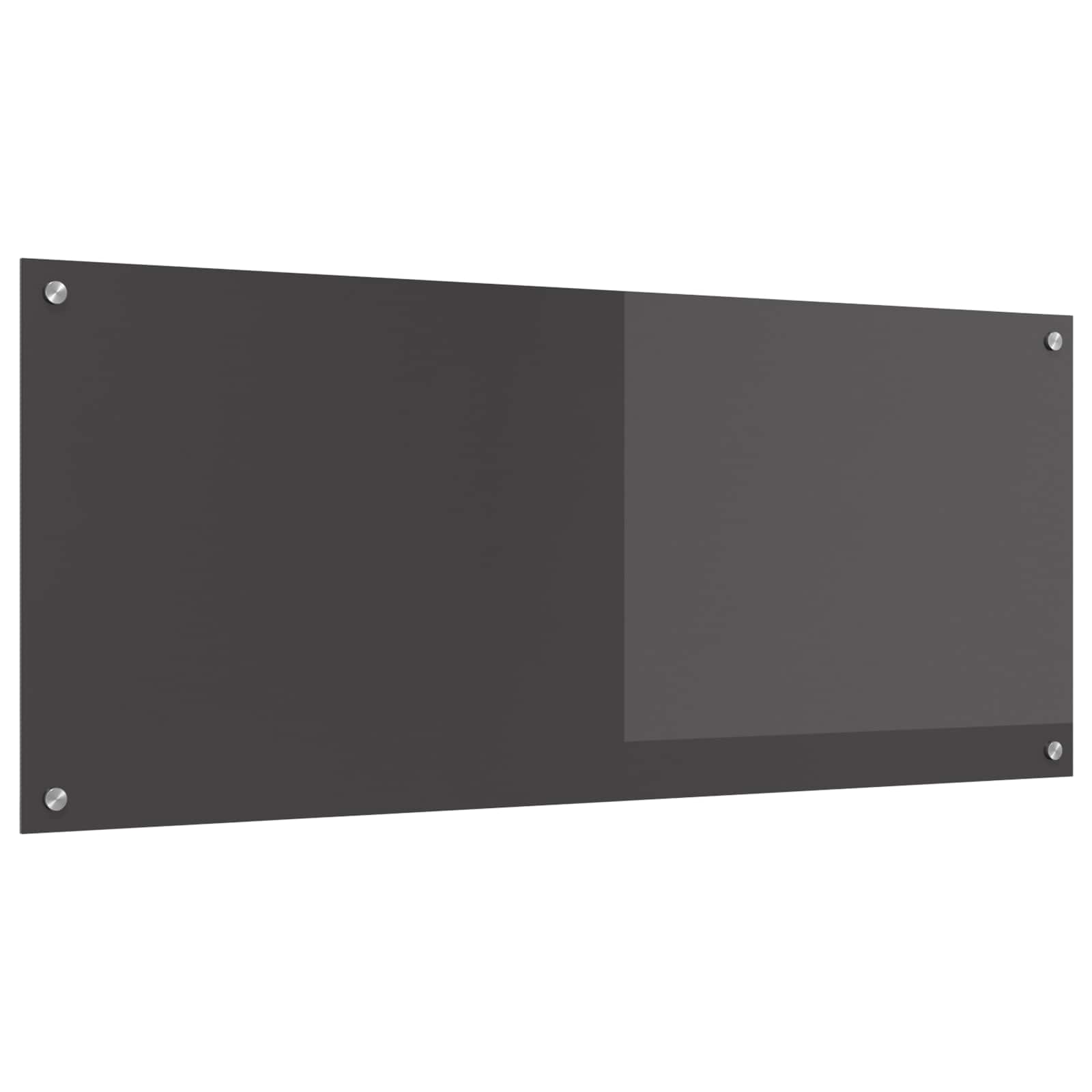 Küchenrückwand Dunkelgrau 120 x 50 cm Gehärtetes Glas