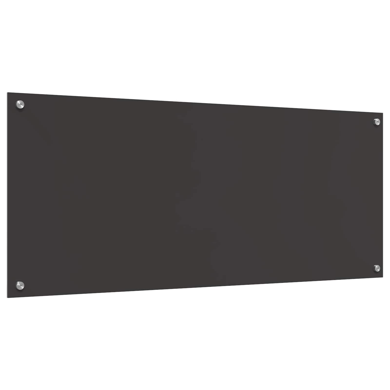 Küchenrückwand Dunkelgrau 120 x 50 cm Gehärtetes Glas