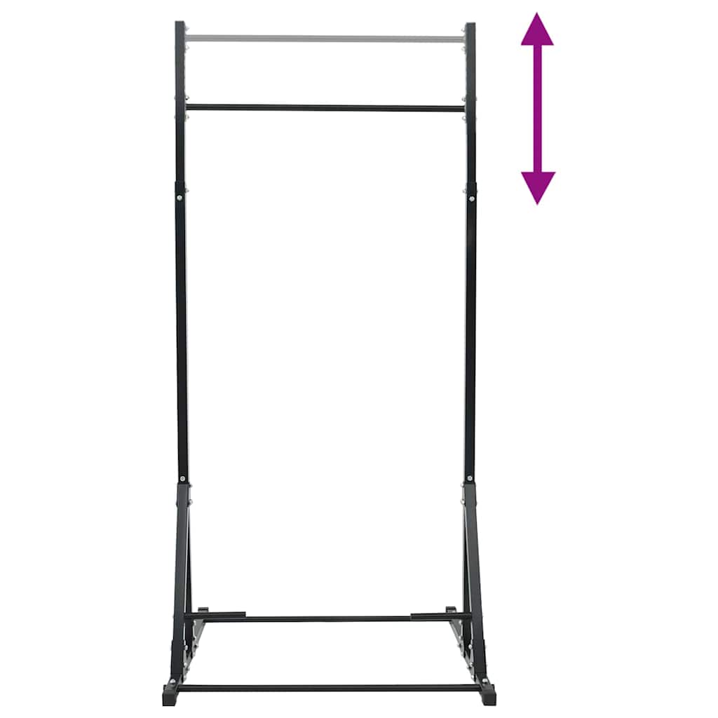 Klimmzugstation Schwarz 100,5 x 102 x 234,5 cm