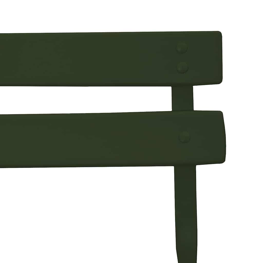 Gartenklappstuhl 2 stk. Grün Metall
