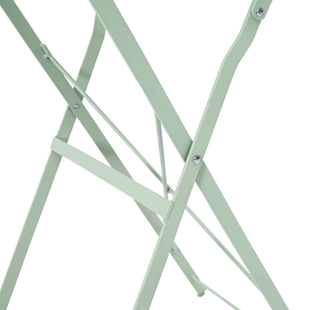 Bistrotisch Hellmint Ø 50 x 71 cm Pulverbeschichteter Stahl