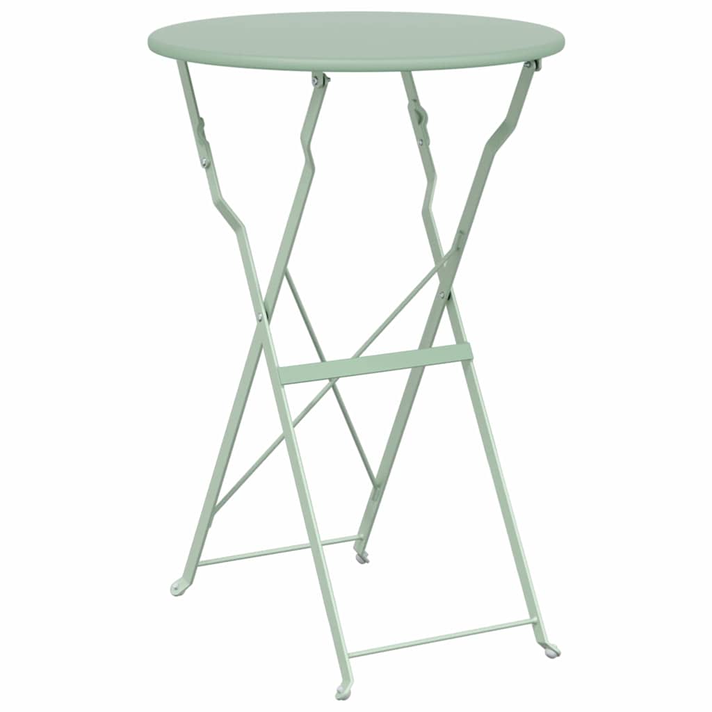Bistrotisch Hellmint Ø 50 x 71 cm Pulverbeschichteter Stahl