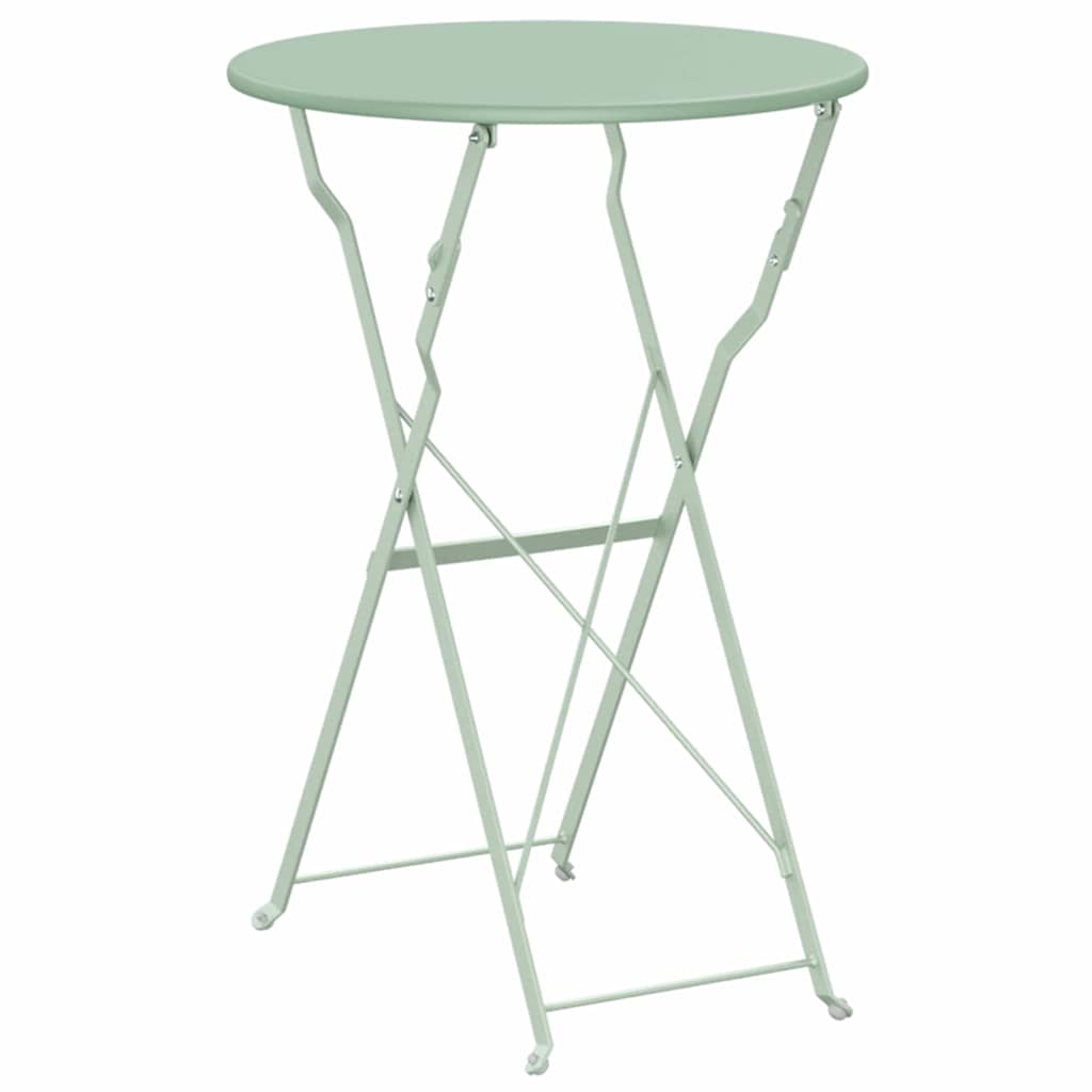 Bistrotisch Hellmint Ø 50 x 71 cm Pulverbeschichteter Stahl