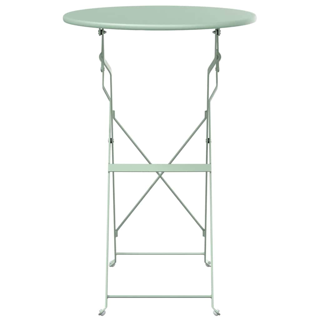 Bistrotisch Hellmint Ø 50 x 71 cm Pulverbeschichteter Stahl