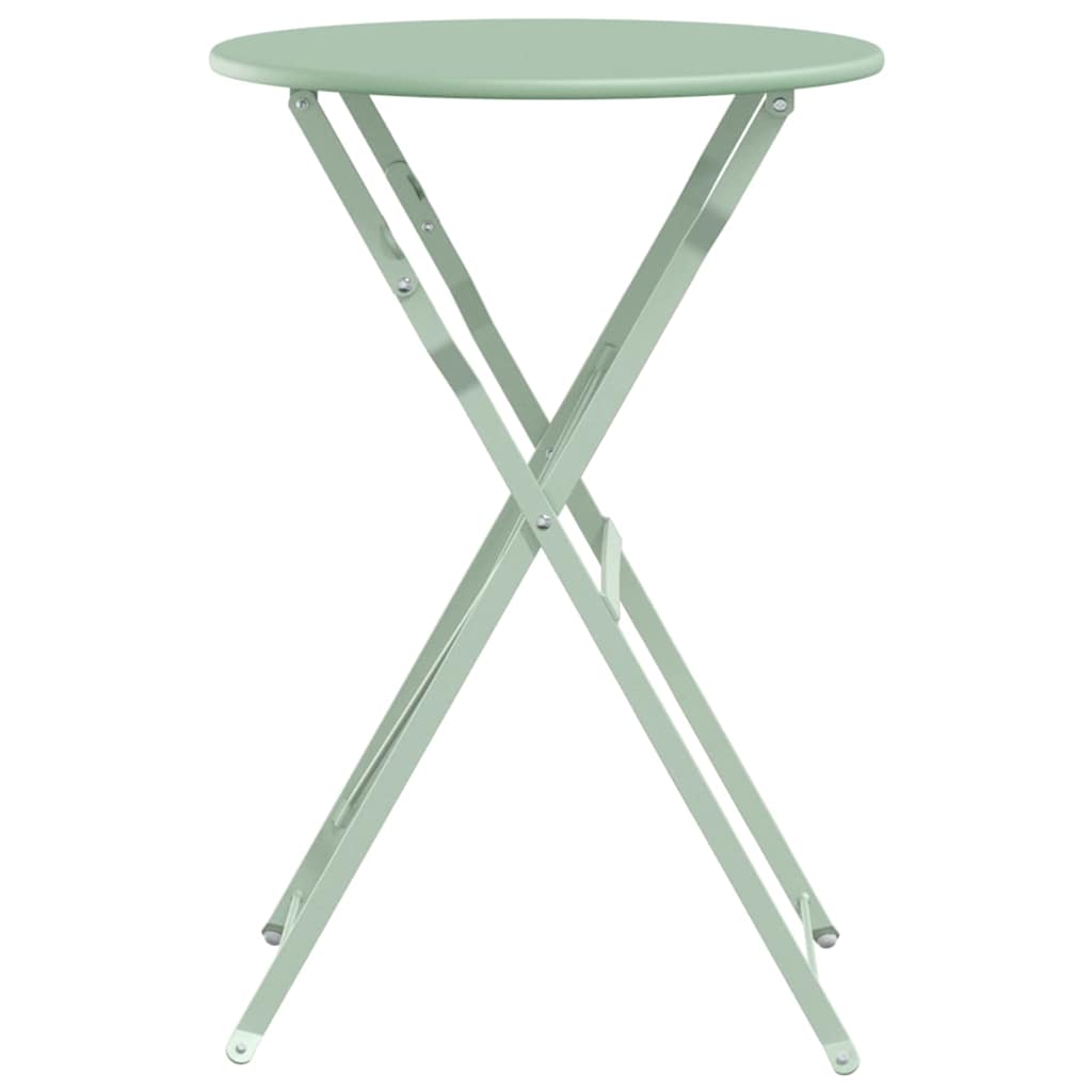 Bistrotisch Hellmint Ø 50 x 71 cm Pulverbeschichteter Stahl