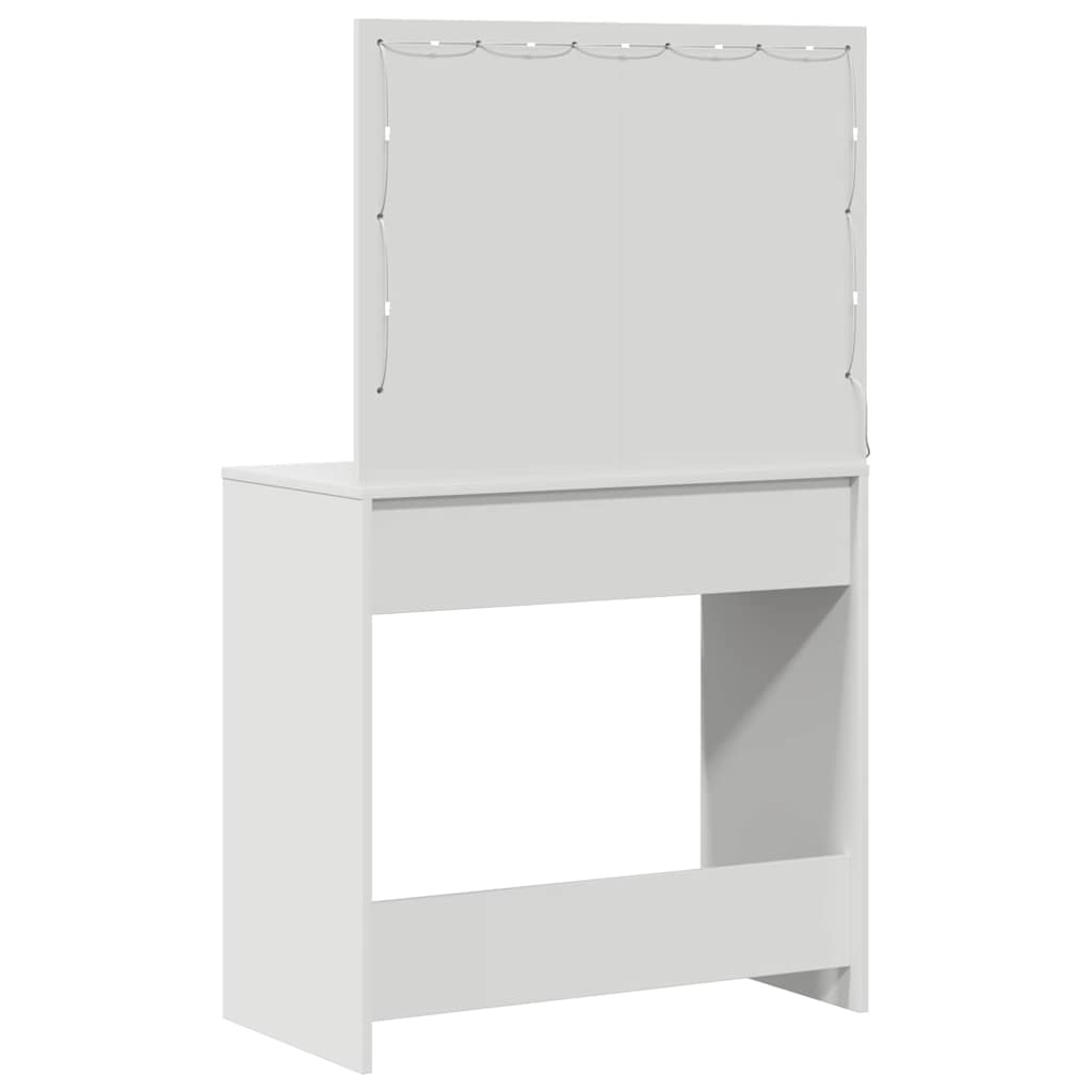 Schminktisch Weiß 78,5 x 41 x 135 cm Holzwerkstoff