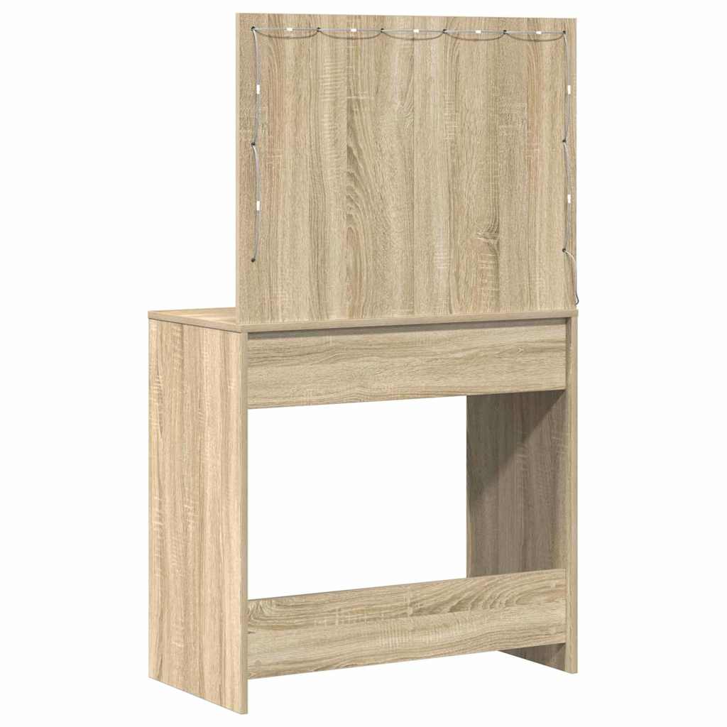 Schminktisch Sonoma-Eiche 78,5 x 41 x 135 cm Holzwerkstoff