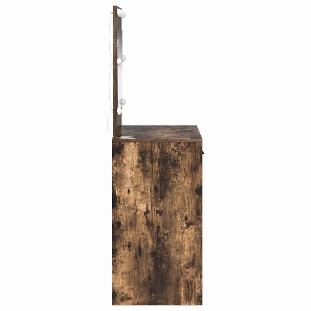 Schminktisch Geräucherte Eiche 78,5 x 41 x 135 cm Holzwerkstoff