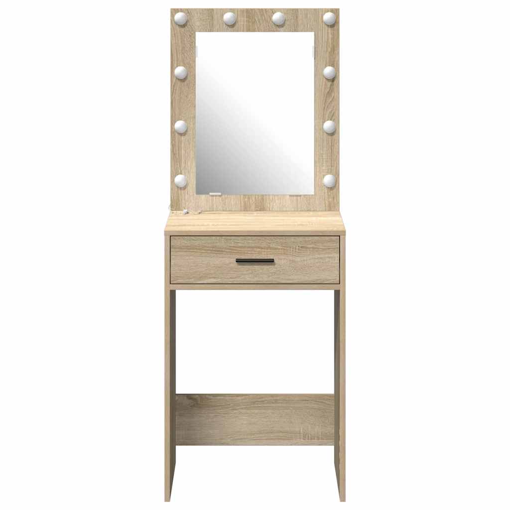 Schminktisch Sonoma-Eiche 50 x 41 x 135 cm Holzwerkstoff
