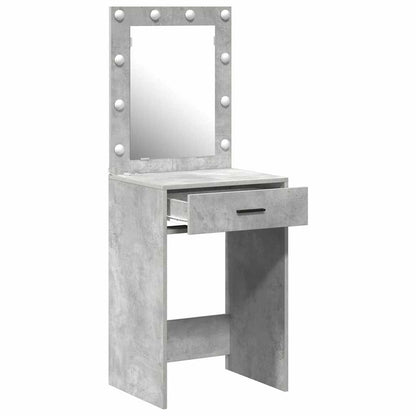 Schminktisch Beton Grau 50 x 41 x 135 cm Holzwerkstoff