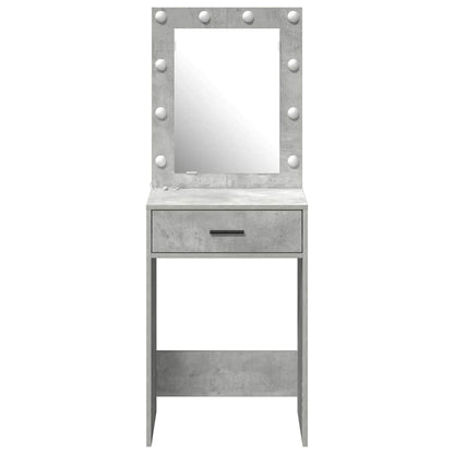 Schminktisch Beton Grau 50 x 41 x 135 cm Holzwerkstoff