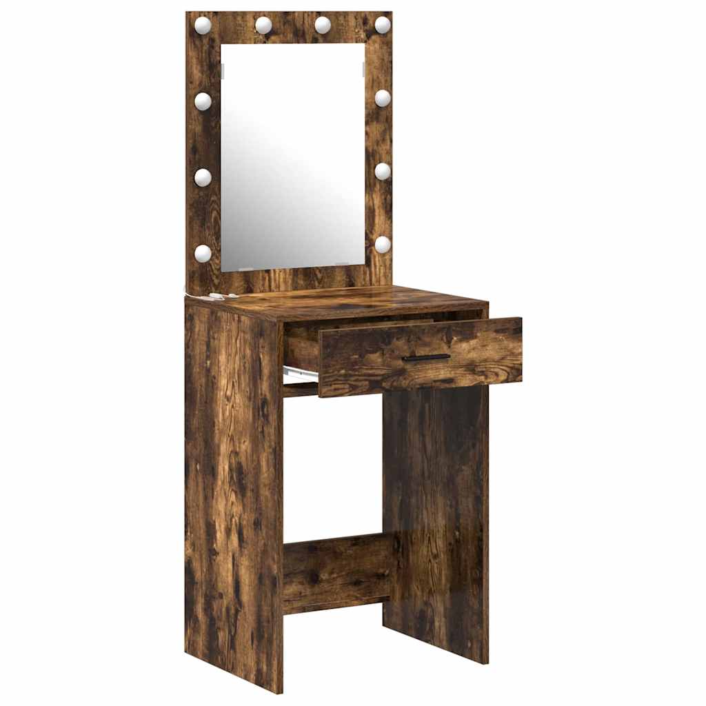 Schminktisch Geräucherte Eiche 50 x 41 x 135 cm Holzwerkstoff