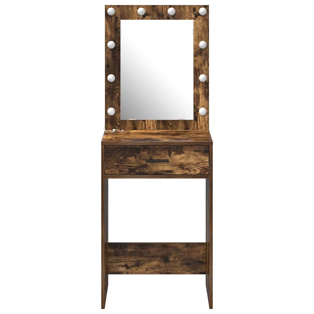Schminktisch Geräucherte Eiche 50 x 41 x 135 cm Holzwerkstoff