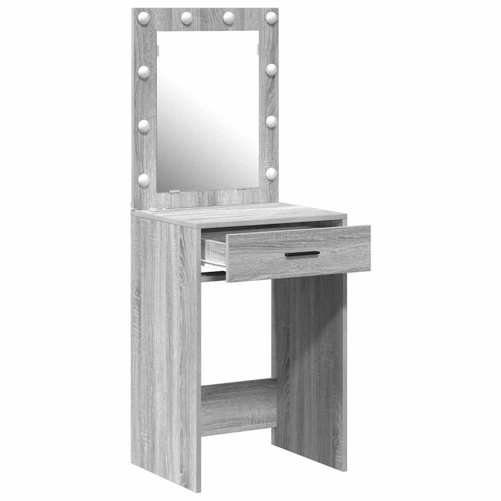 Schminktisch Graues Sonoma 50 x 41 x 135 cm Holzwerkstoff