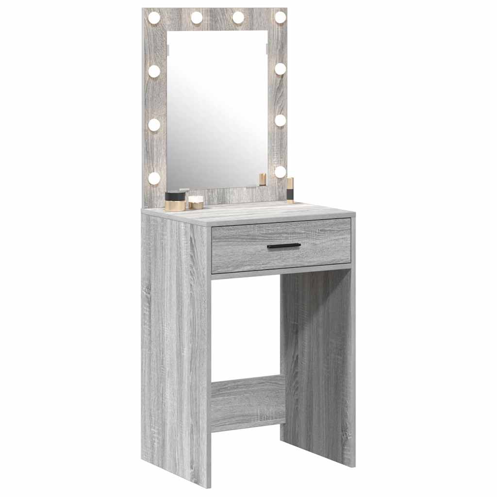 Schminktisch Graues Sonoma 50 x 41 x 135 cm Holzwerkstoff