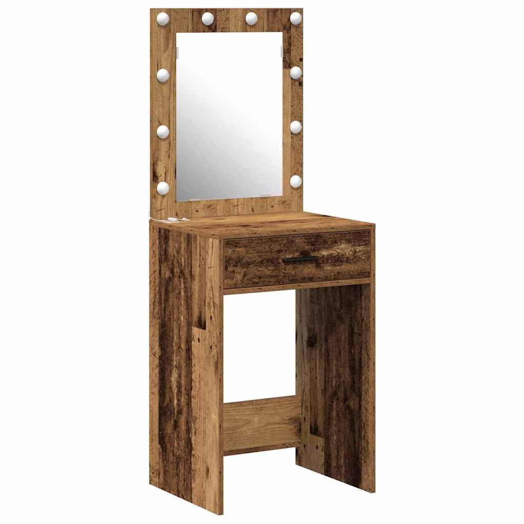 Schminktisch Altholz 50 x 41 x 135 cm Holzwerkstoff